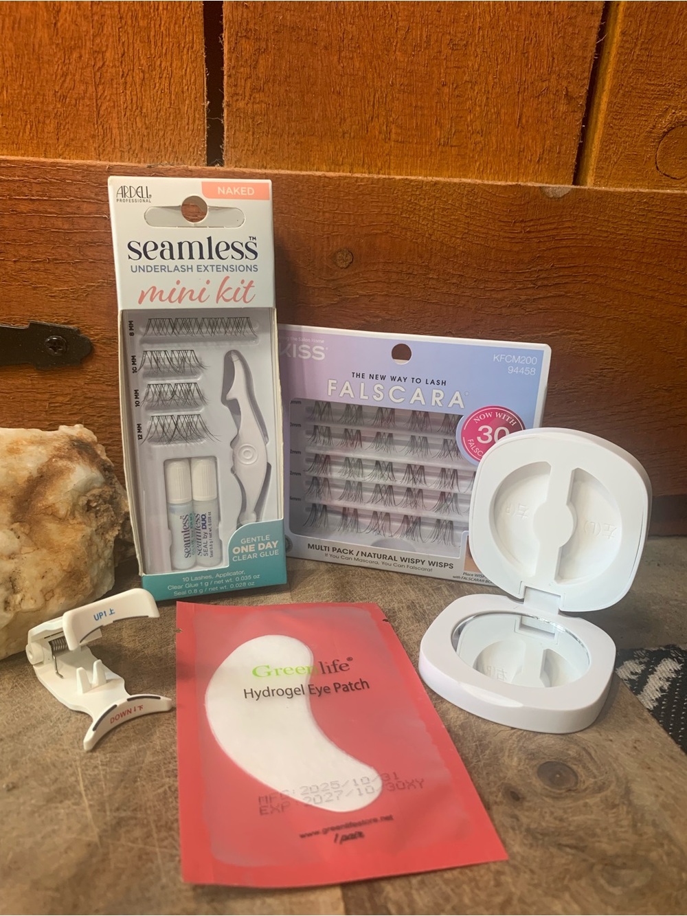 Fake Eyelashes Bundle of 5 Items Underlash Extensions, Falscara & more